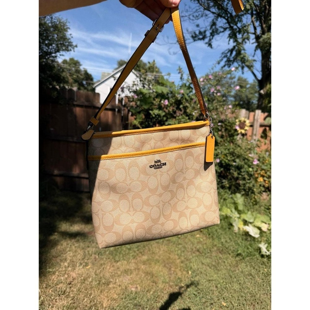 New Coach Dandelion Yellow Crossbody Bag